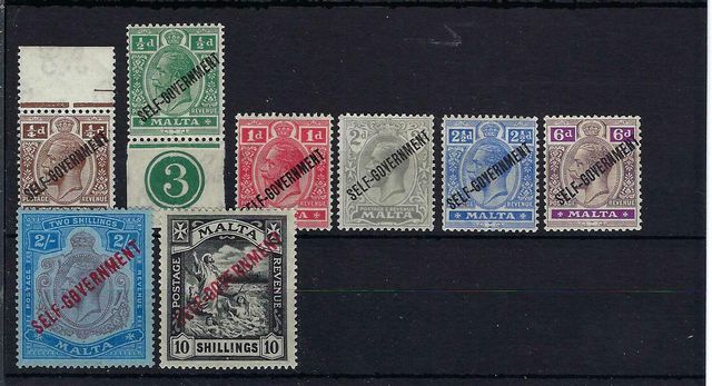 Image of Malta SG 114/21 UMM British Commonwealth Stamp